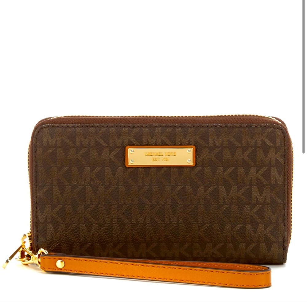 Brown Mk wallet